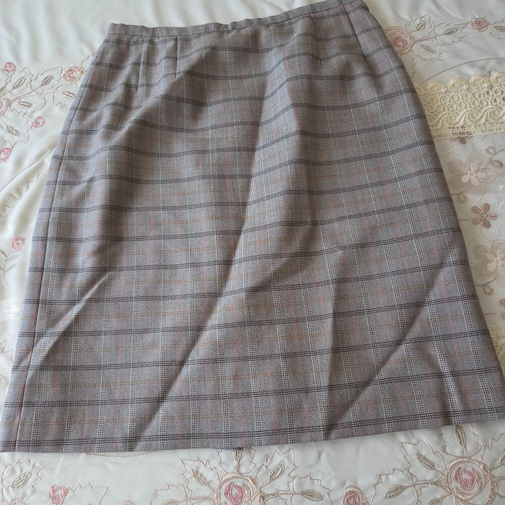 Vintage Harve Bernard Plaid Skirt